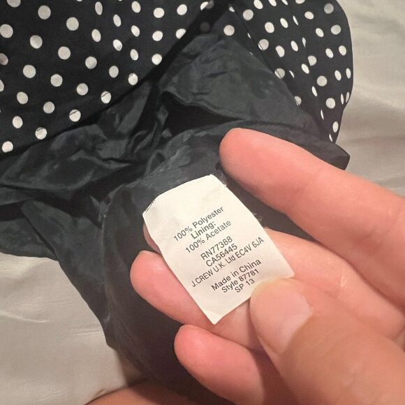 J Crew polka dot blouse 12 - Picture 6 of 7
